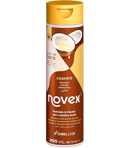 Amazon.com : Novex Coconut Oil Shampoo, Intense Frizz Control